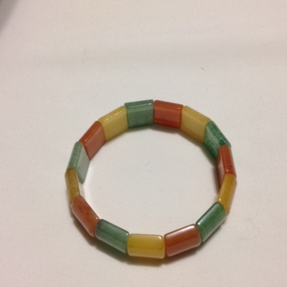 NEW 170CT Natural 3 Color Jade Bangle Bracelet - Picture 2 of 4